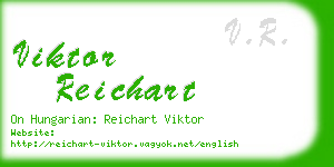 viktor reichart business card